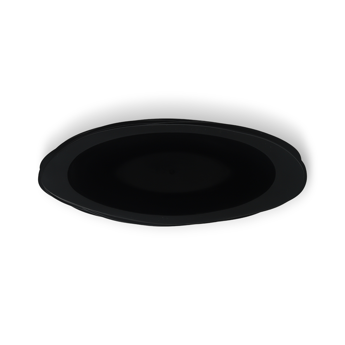 Plantenbak Roza Ovaal - Mat zwart - L50 B20 H25