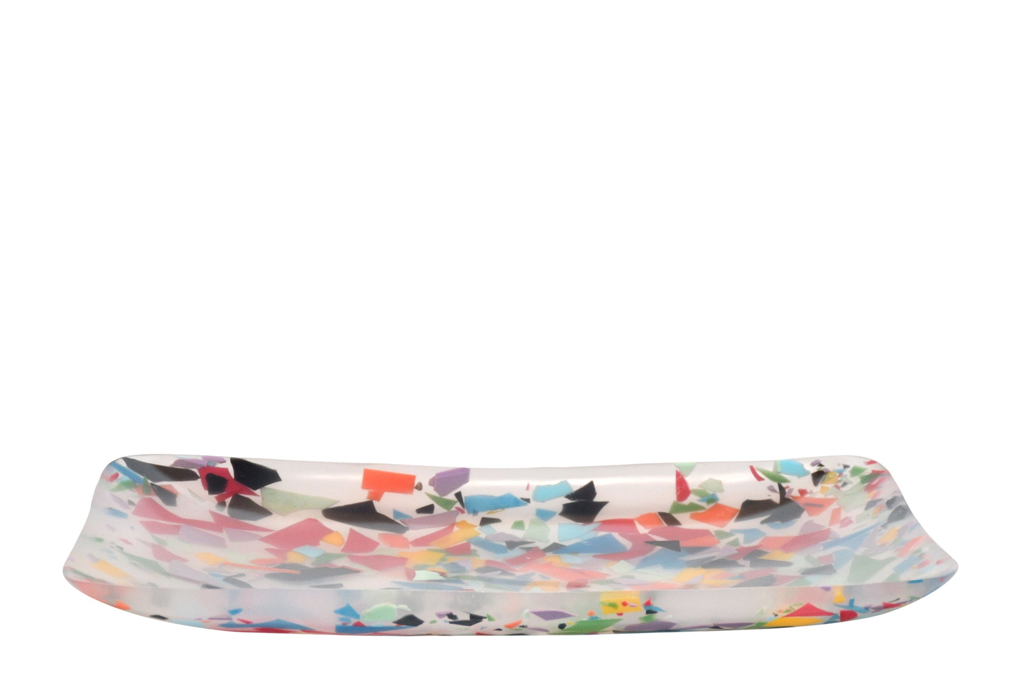 Dienblad large - Confetti Transparent