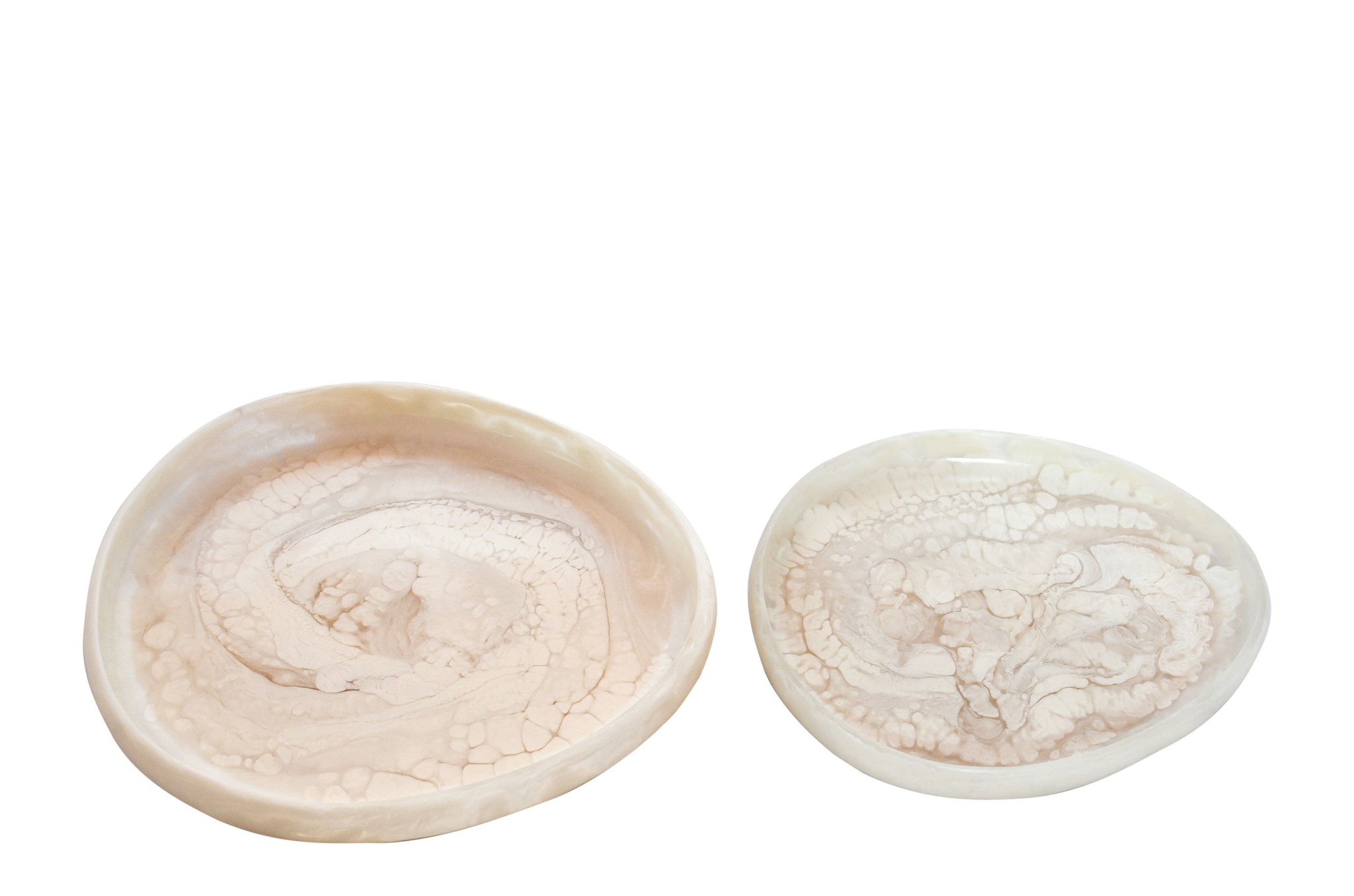 Dienblad - Cream (set van 2) - Cream Transparent