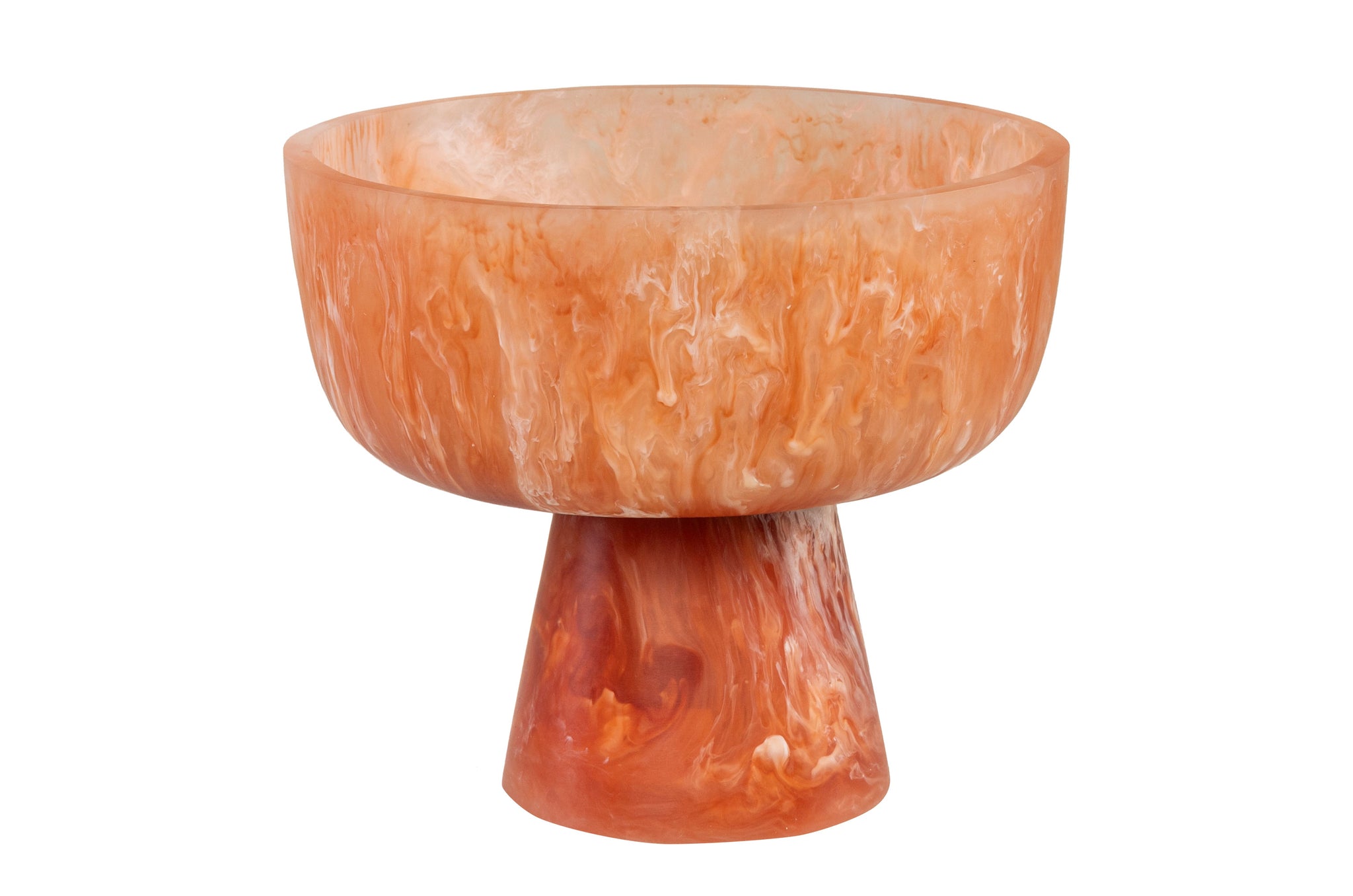 Bowl Large - Ruby and Cream Transparent