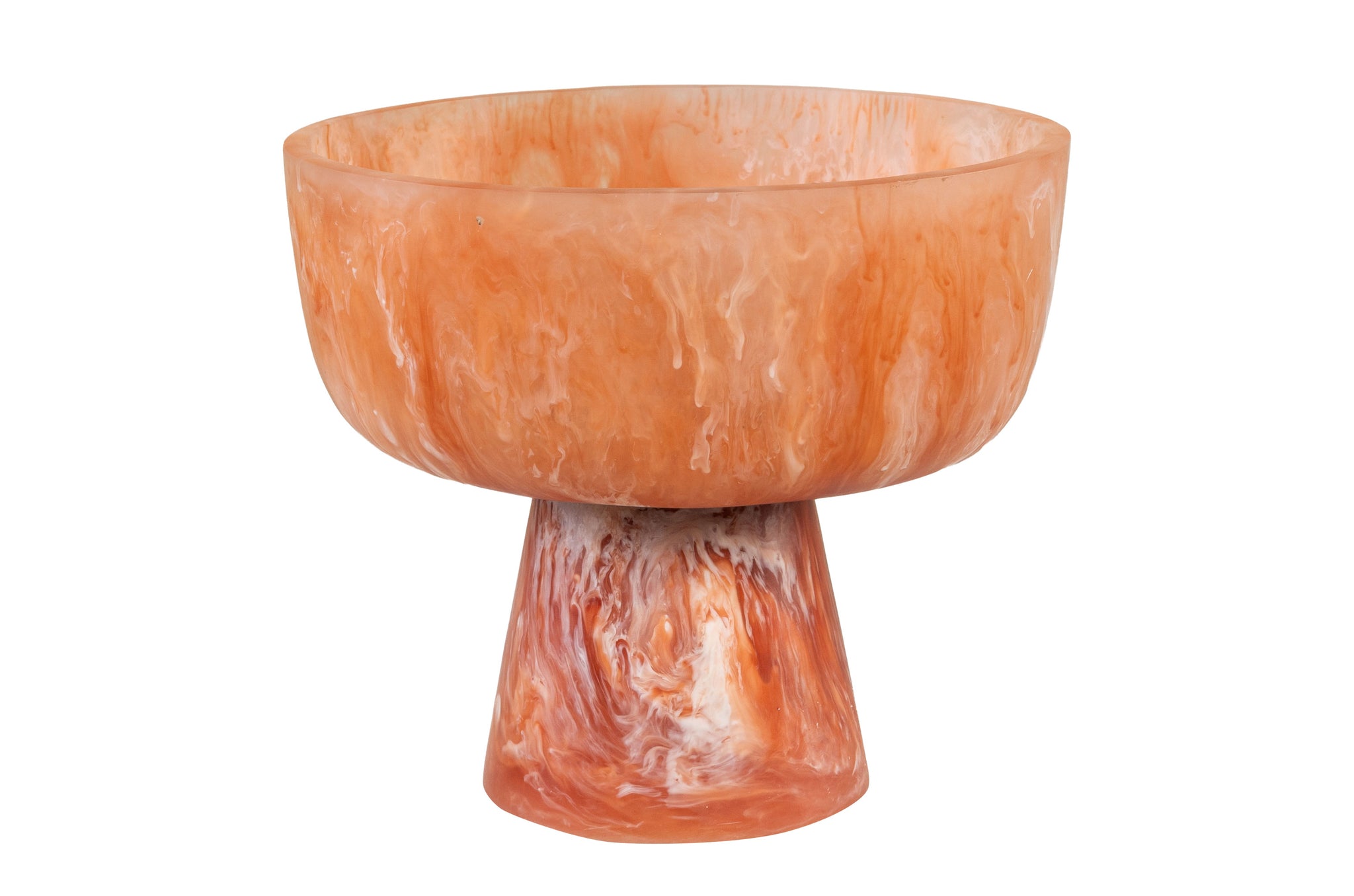 Bowl Large - Ruby and Cream Transparent