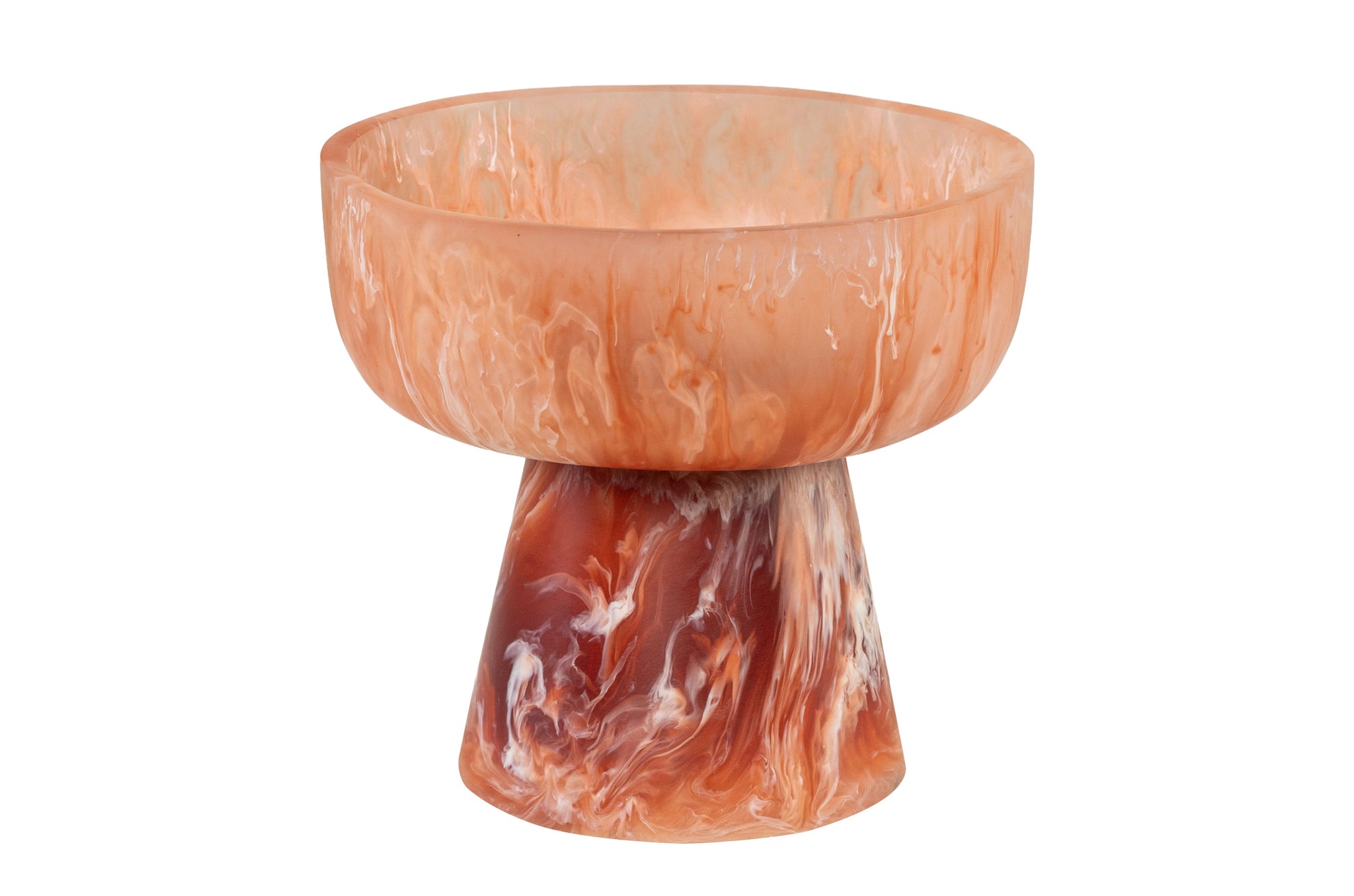 Bowl Medium - Ruby and Cream Transparent