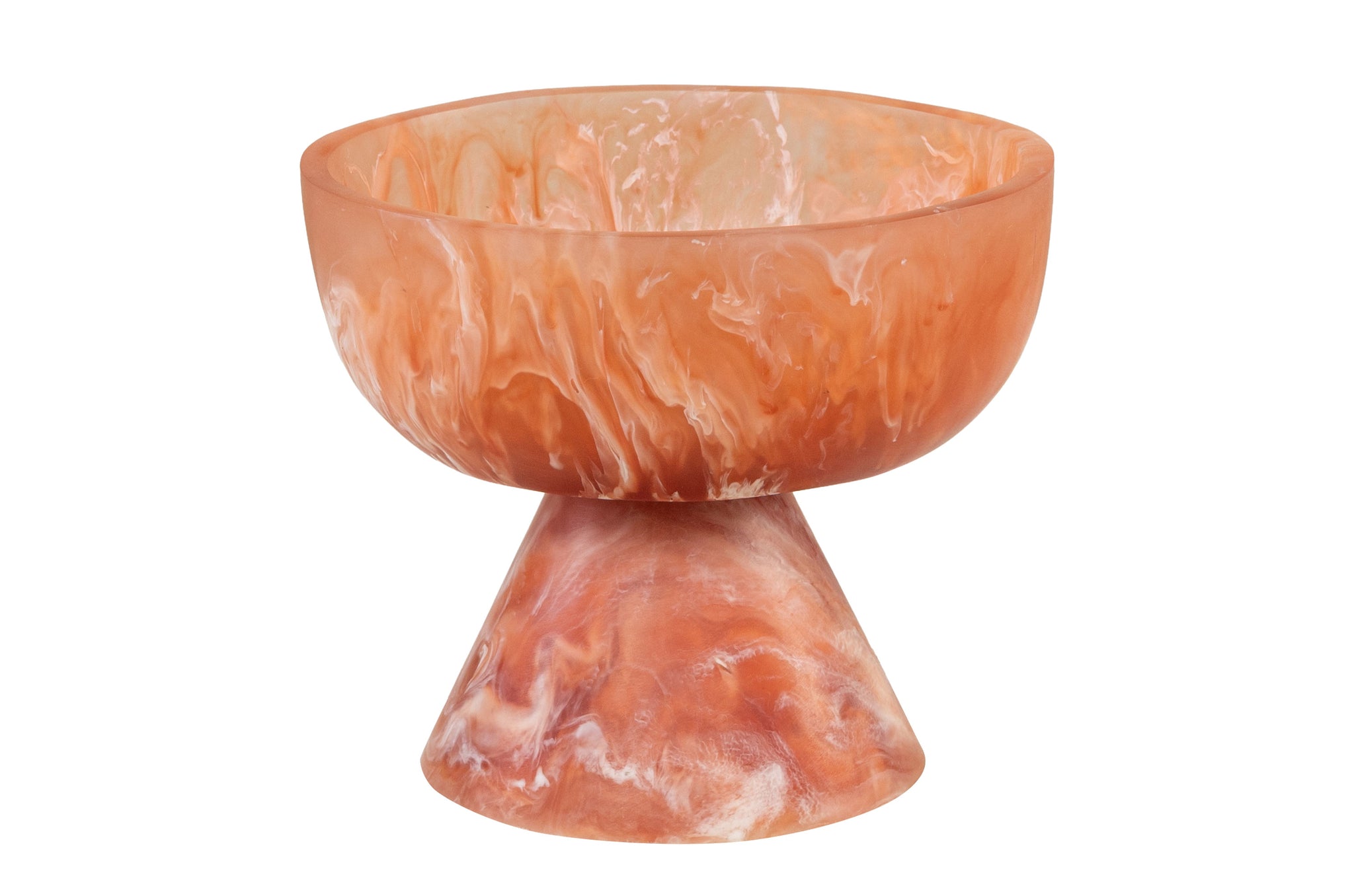 Bowl Small - Ruby and Cream Transparent