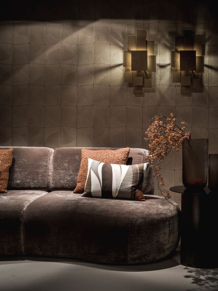 Wandlamp Ginger Messing