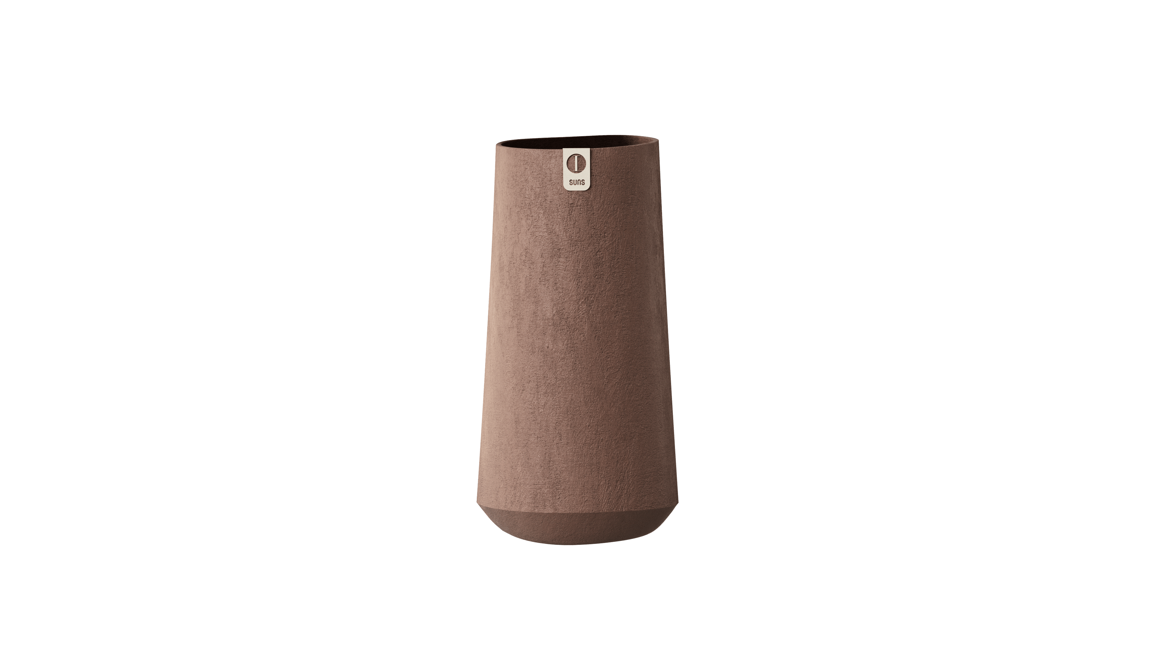 Plantenbak Rondello - Ø55x110 - Ash brown