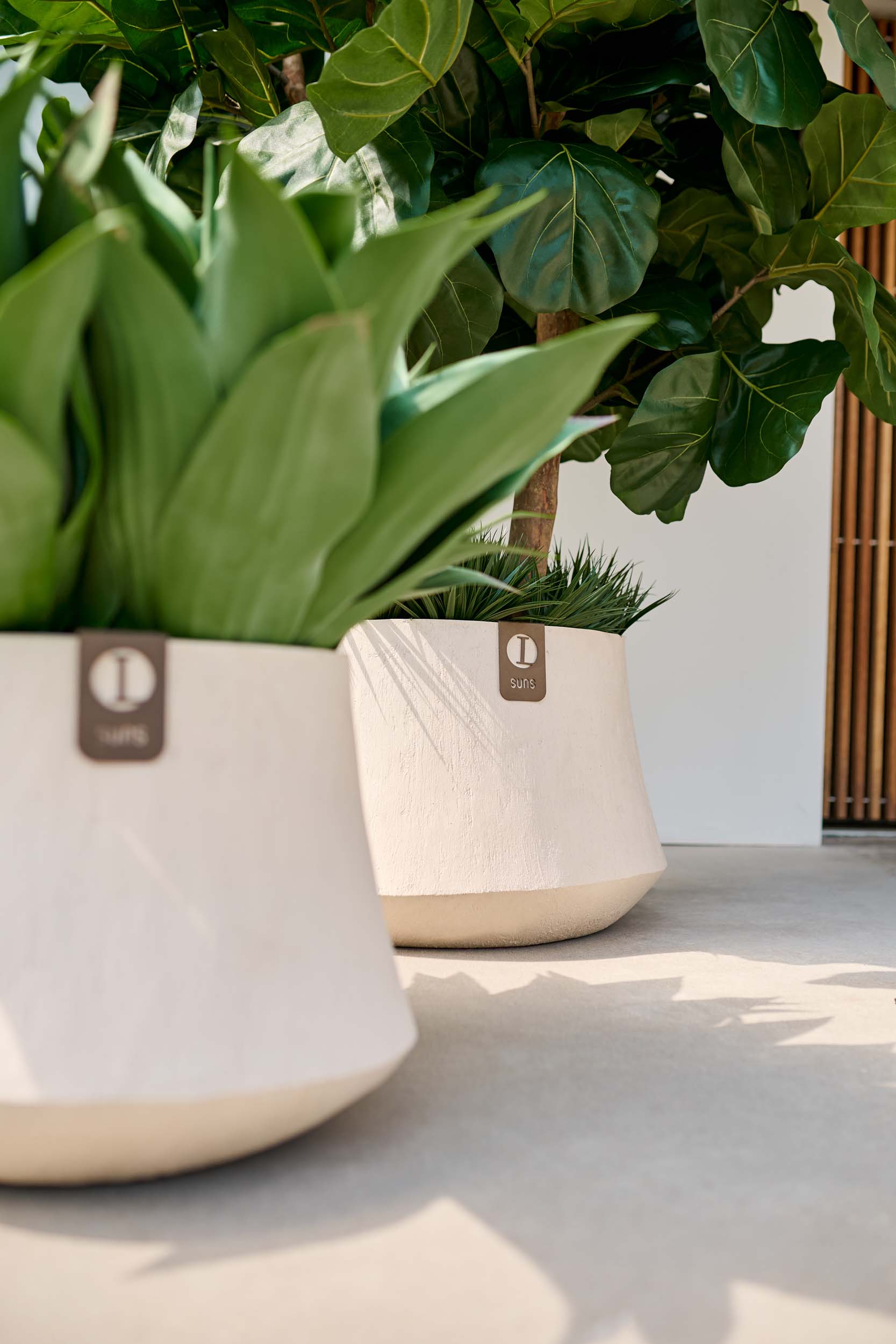 Plantenbak Rondello - Ø74x45 - Camel sand