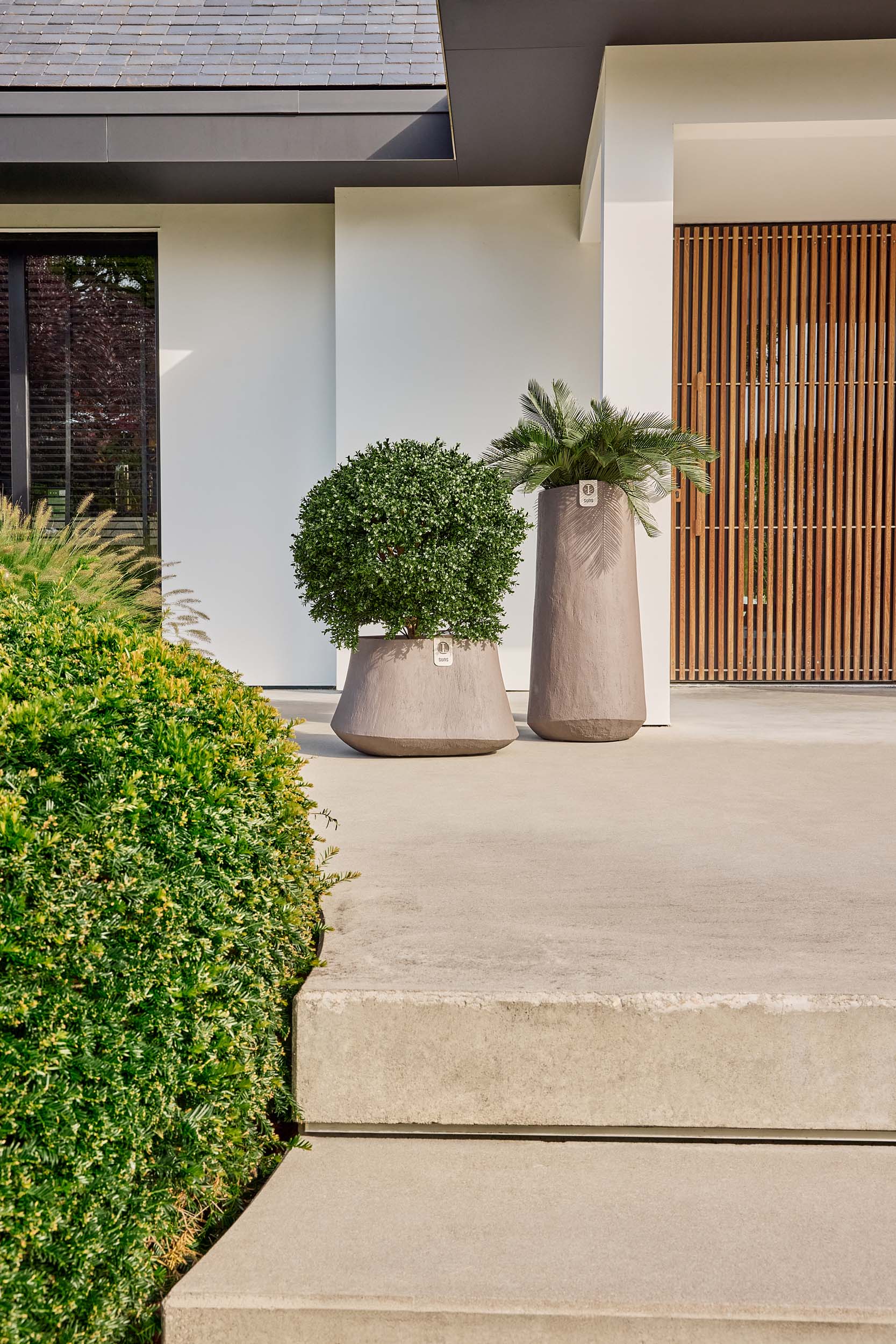 Plantenbak Rondello - Ø60x37 - Ash brown