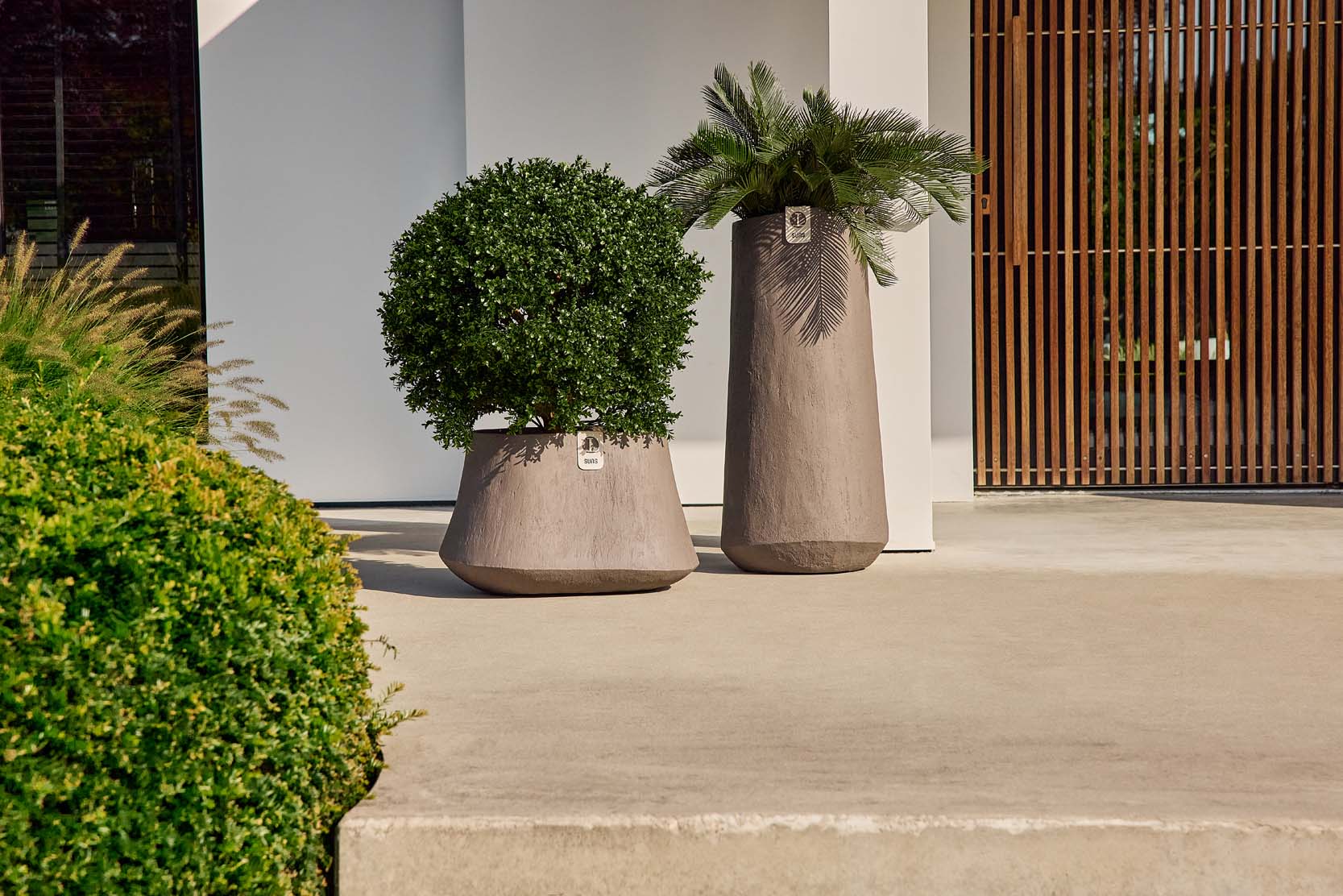 Plantenbak Rondello - Ø60x37 - Ash brown