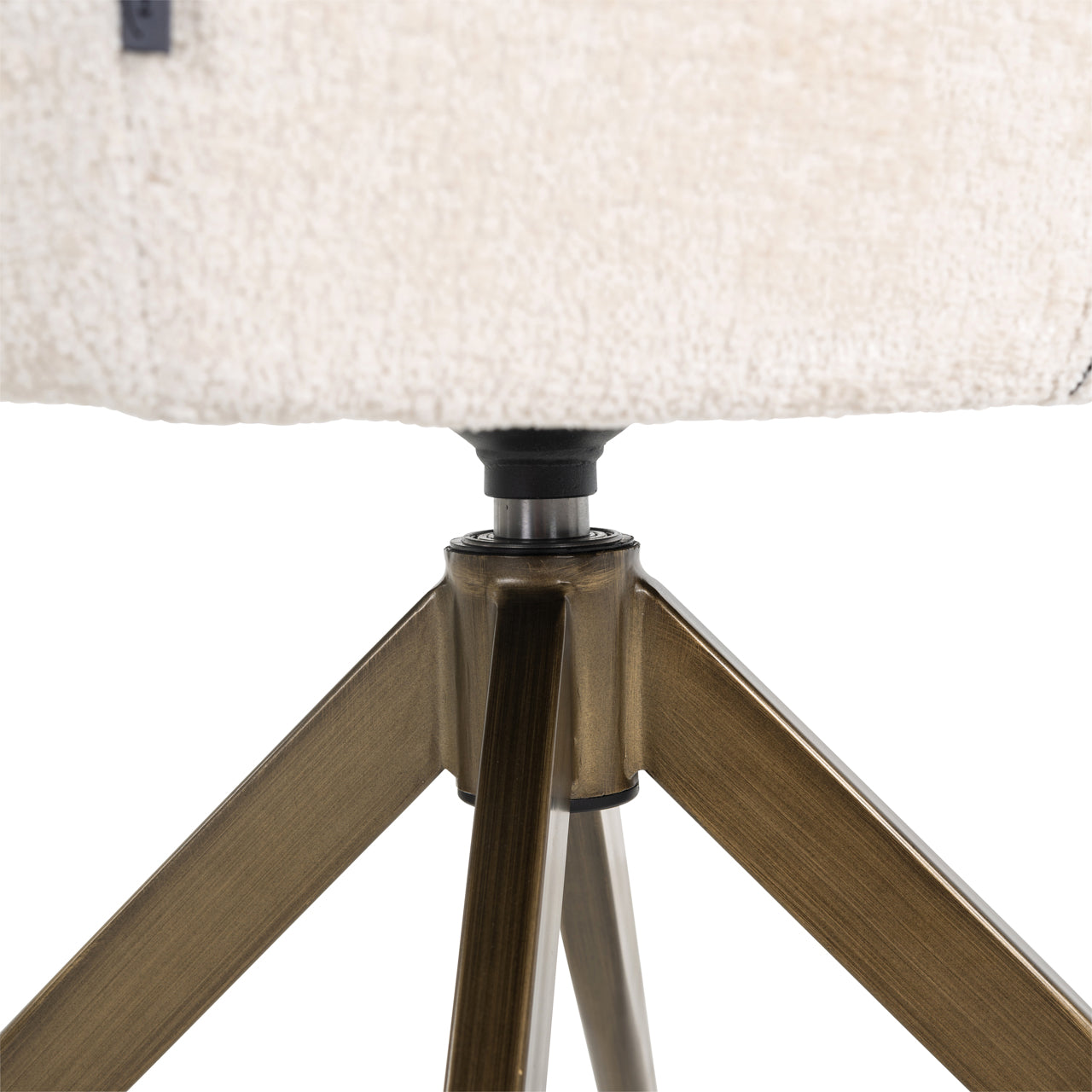 Draaistoel Aline - White chenille