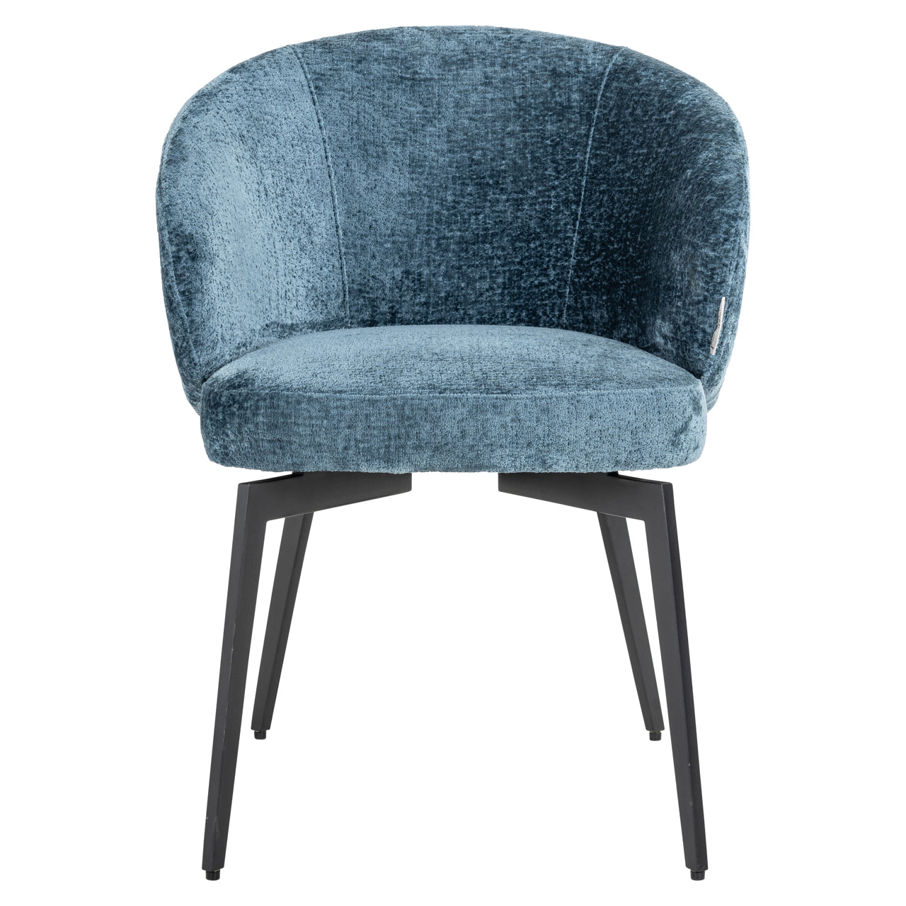 Stoel Amphara - Blue chenille