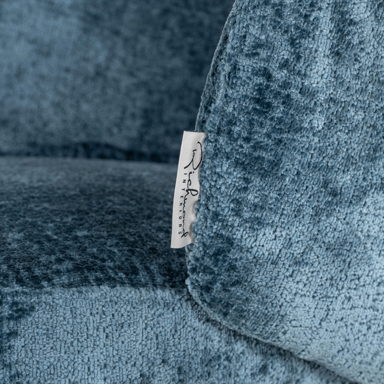 Stoel Amphara - Blue chenille
