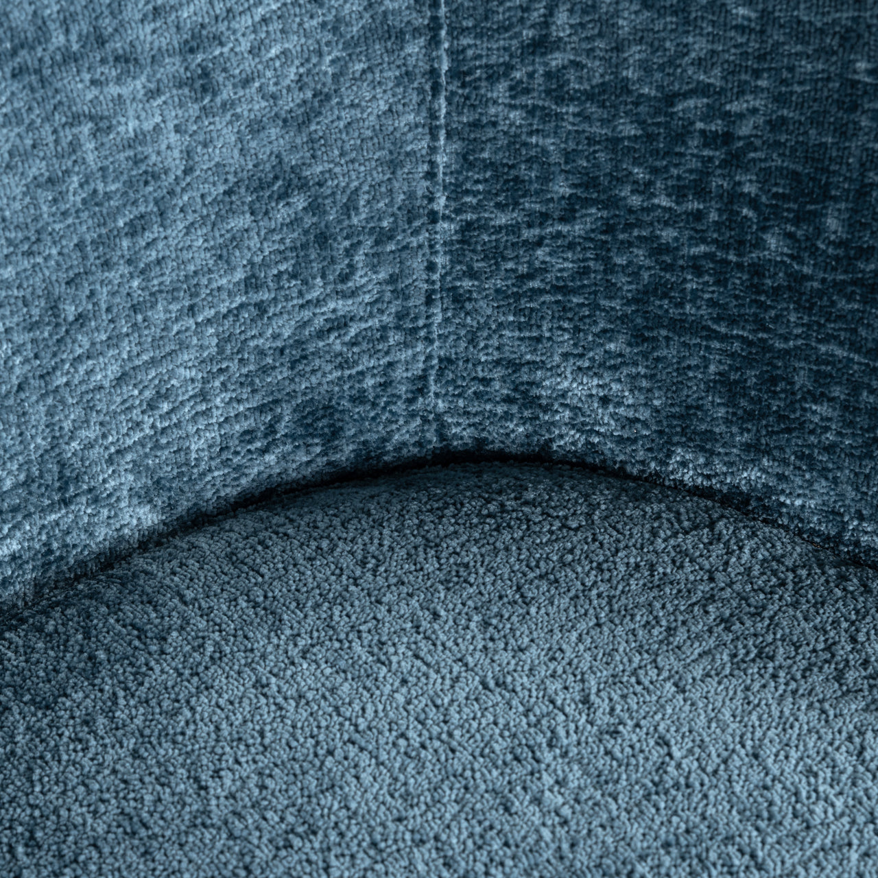 Stoel Amphara - Blue chenille