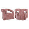 Fauteuil Dana - Rose chenille