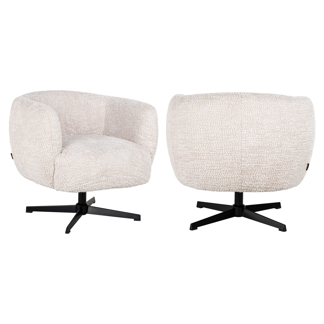 Draaifauteuil Estelle - Lovely cream
