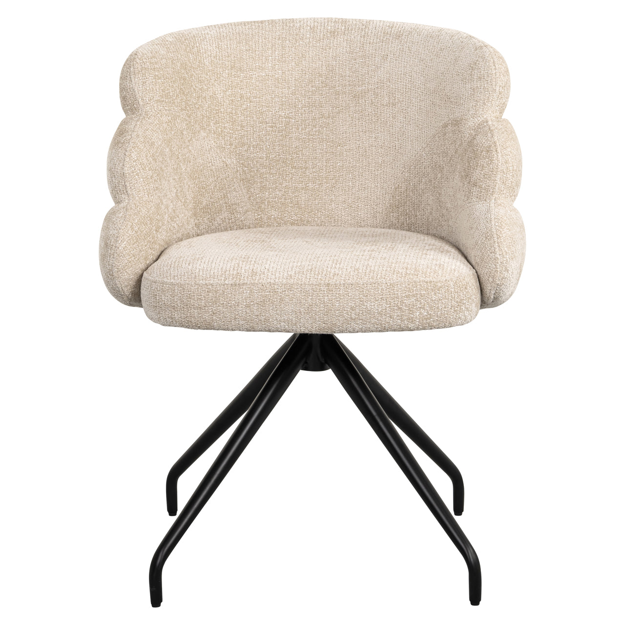 Draaifauteuil Kayla - Cream unicorn