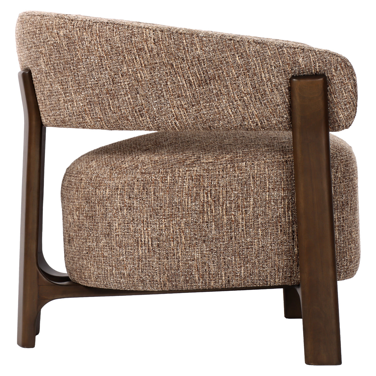 Fauteuil Dalara - Brown tweed