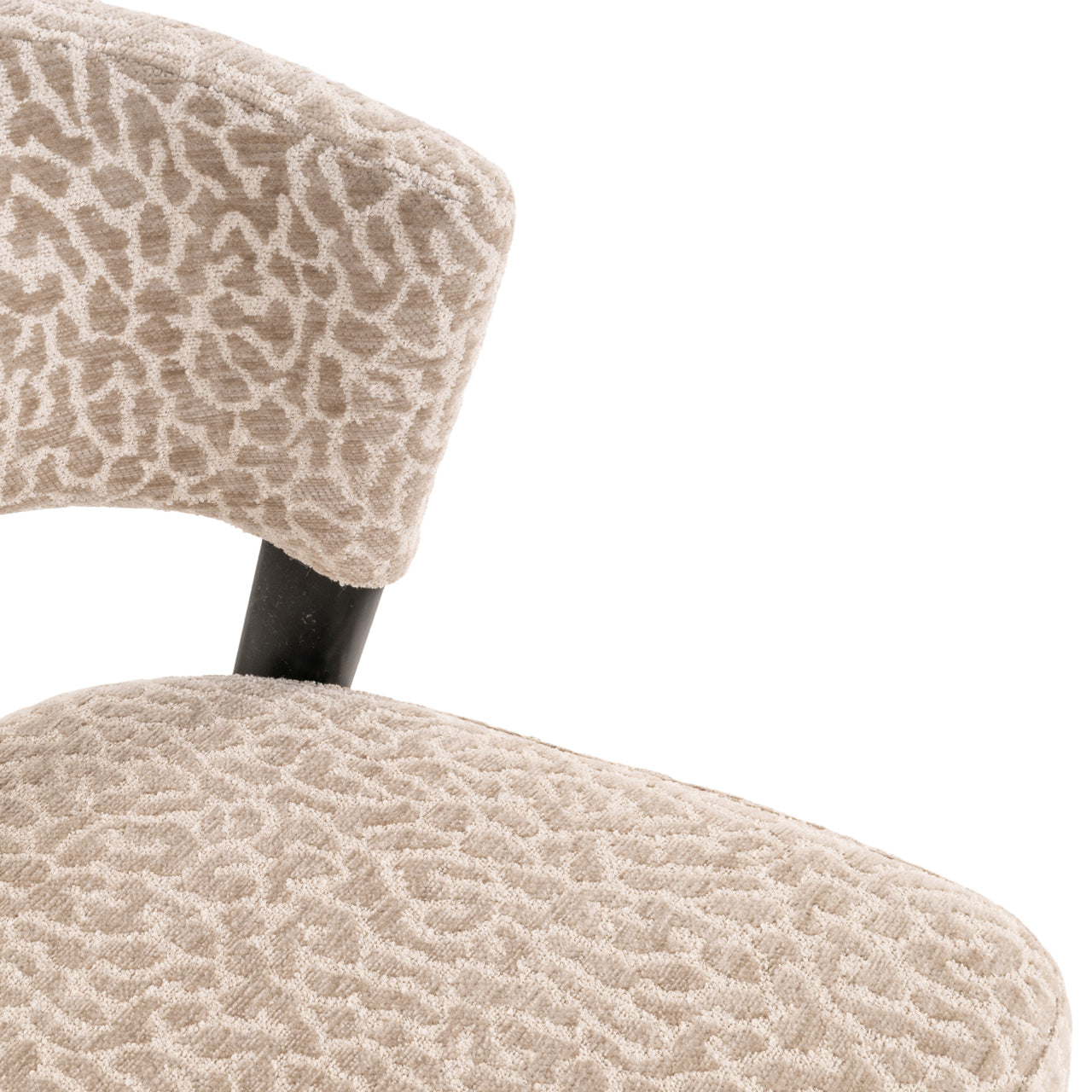 Eetkamerstoel Zeno - Beige leopard