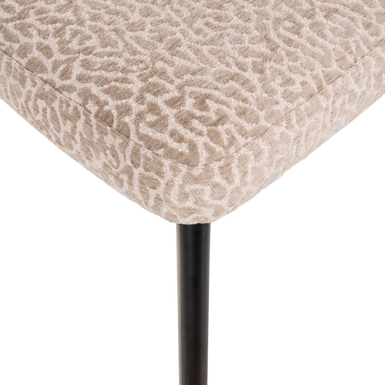 Eetkamerstoel Zeno - Beige leopard