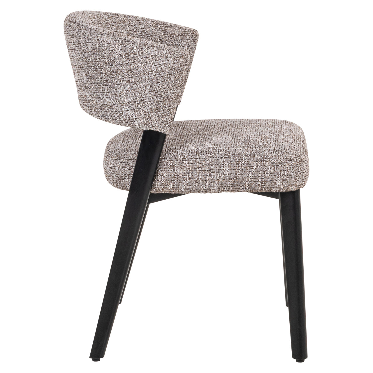 Eetkamerstoel Zeno - Earth tweed