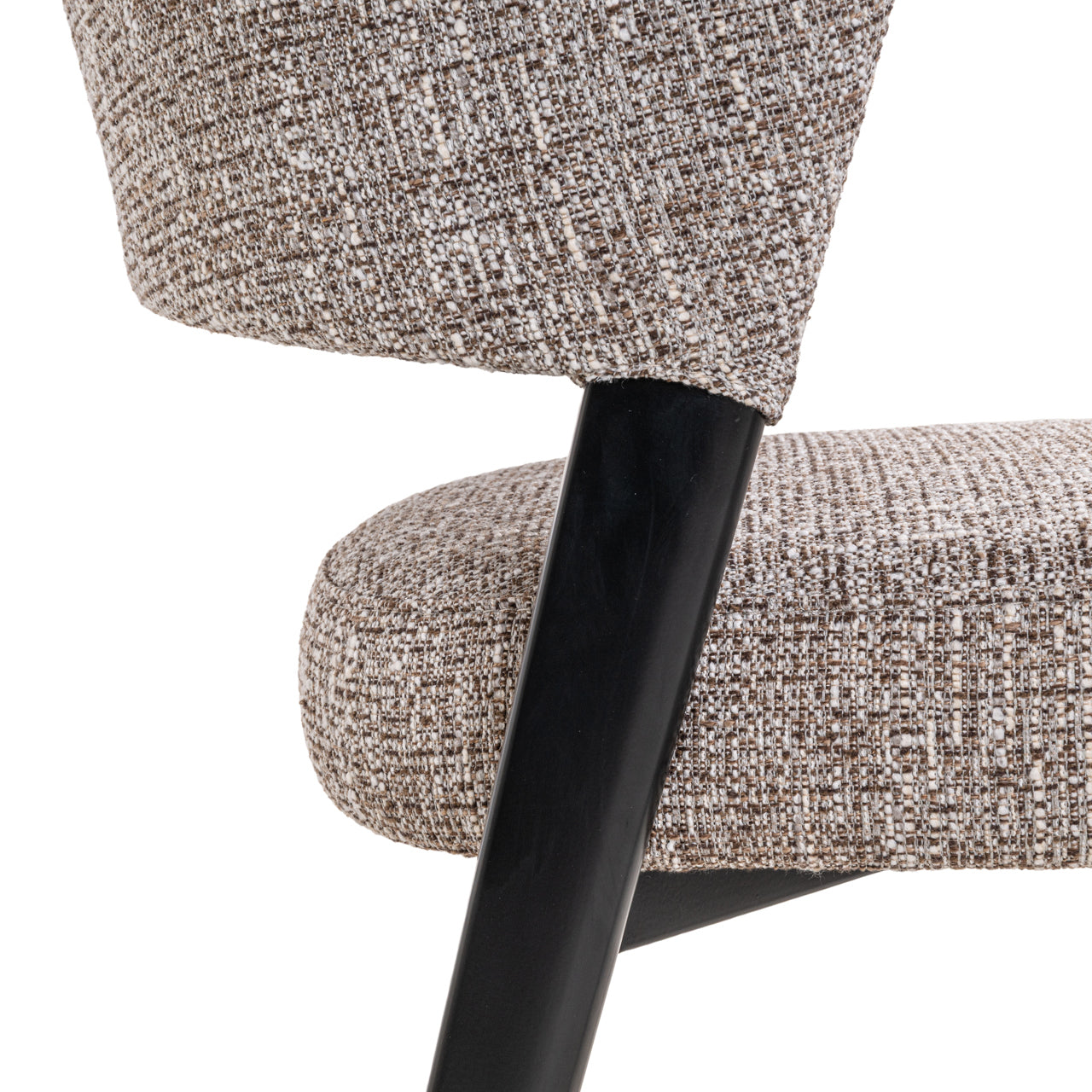 Eetkamerstoel Zeno - Earth tweed