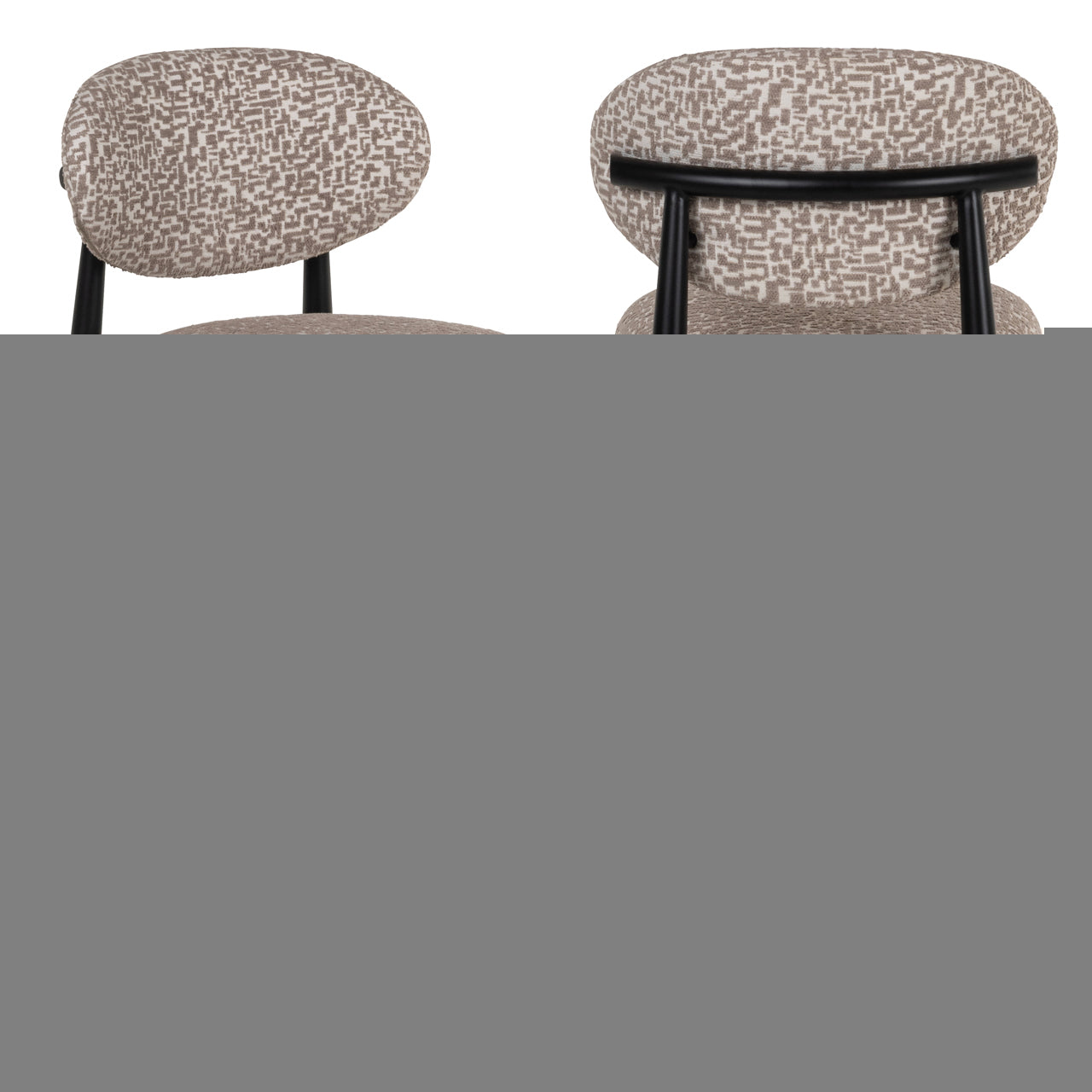 Barstoel Dantes - Laag - Natural Geo