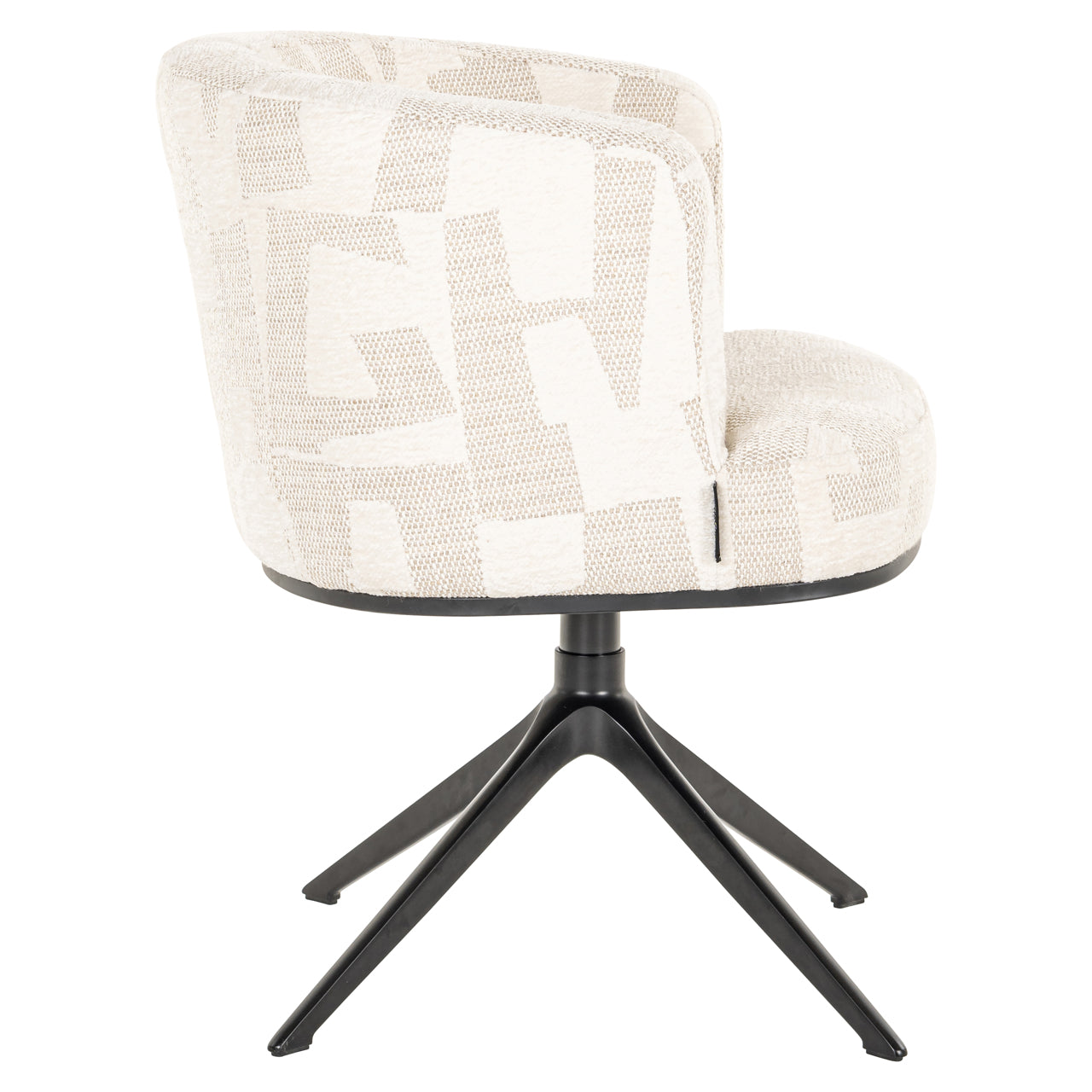 Draaifauteuil Cheyenne - Beige graffic