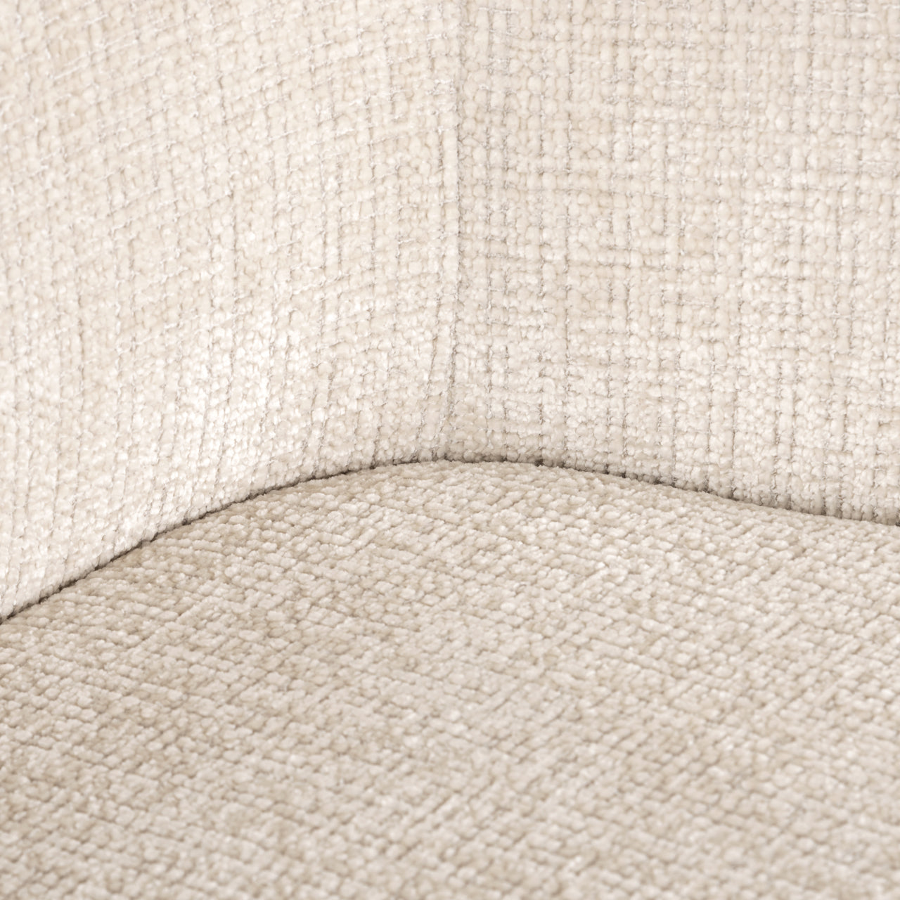 Draaistoel Dakota met arm - Beige chenille