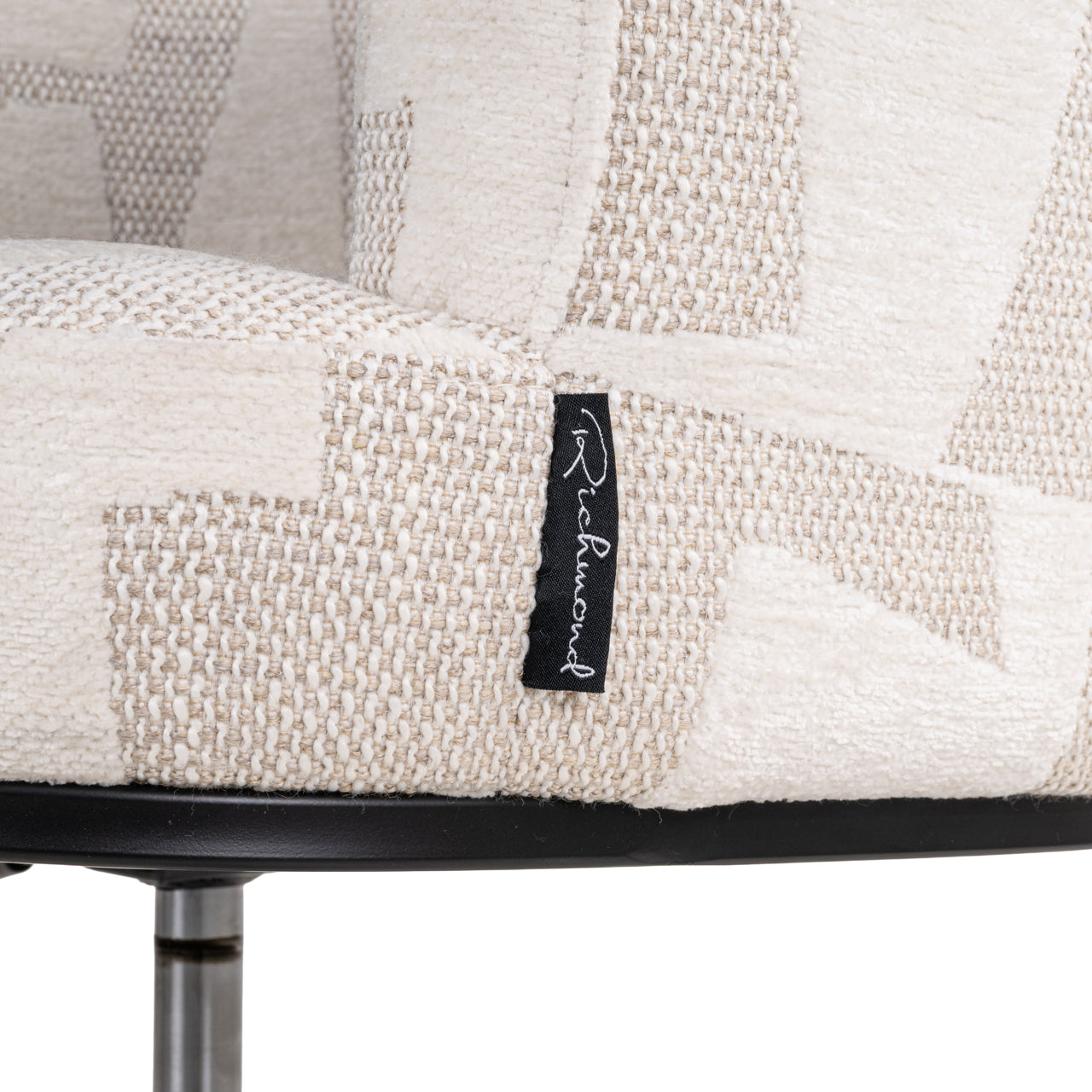 Draaistoel Rochenne - Beige graffic