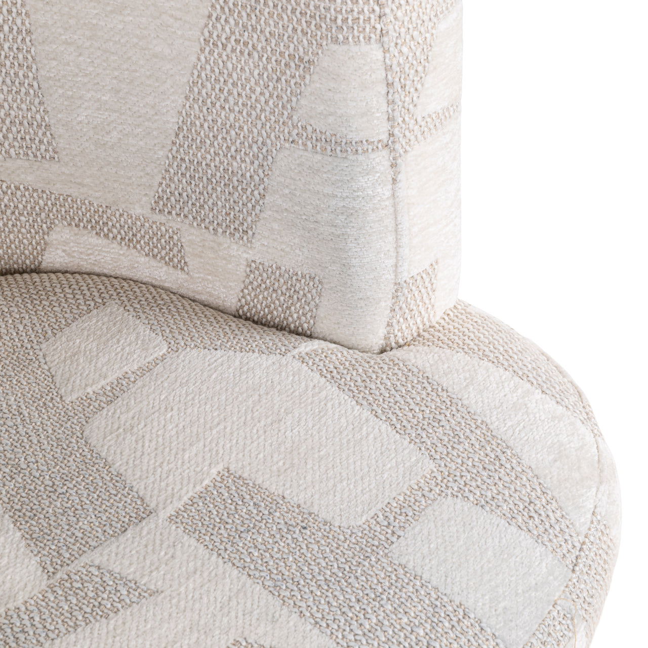 Draaistoel Rochenne - Beige graffic