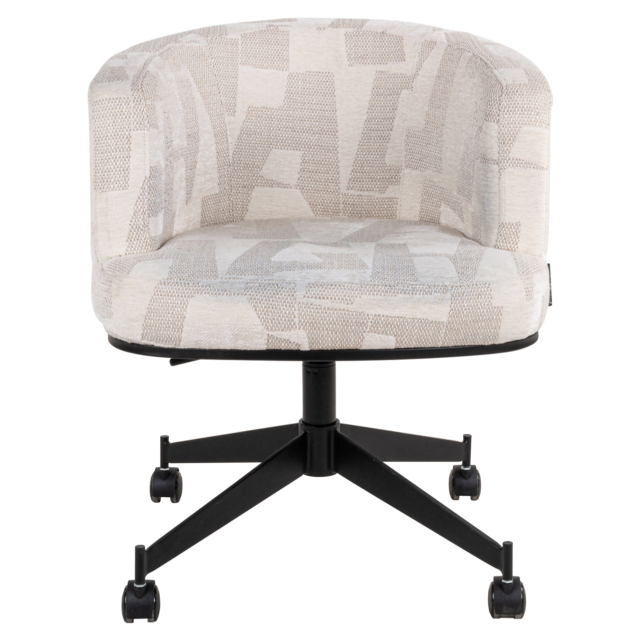 Draaistoel Rochenne - Beige graffic
