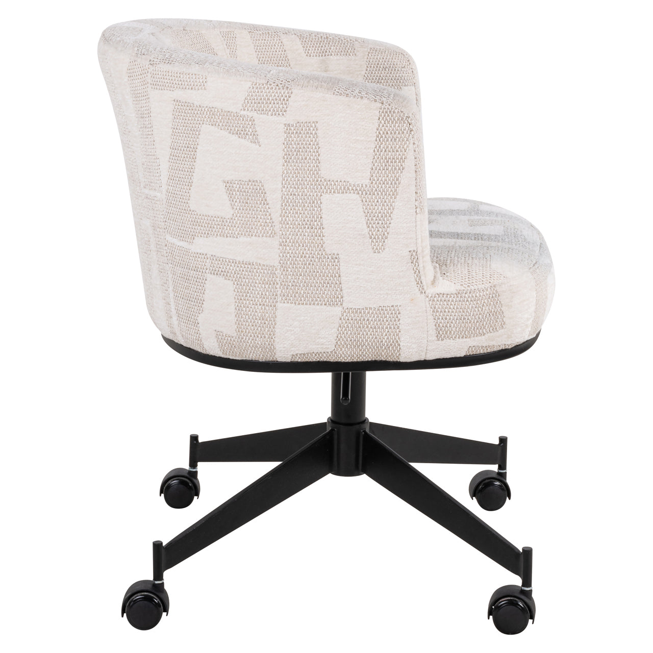 Draaistoel Rochenne - Beige graffic