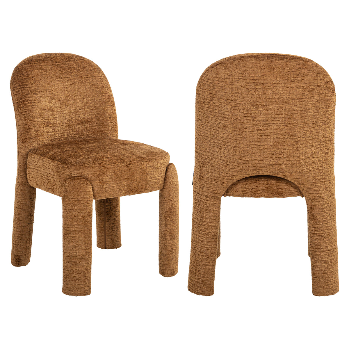 Eetkamerstoel Brandi - Cognac fusion (set van 2)