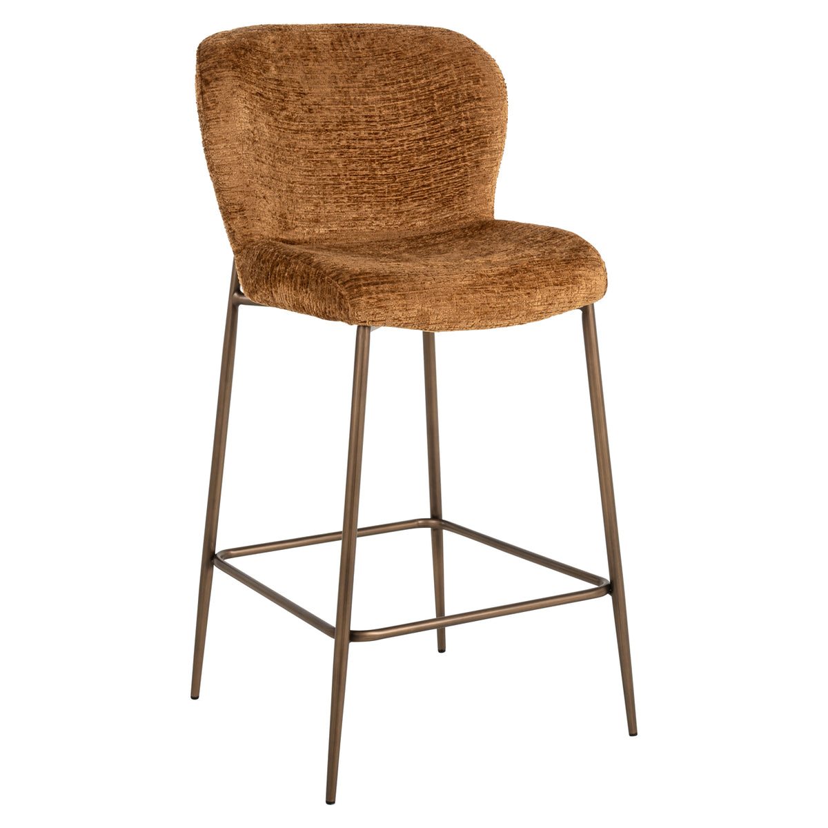Barkruk Odarby - Laag - Cognac fusion
