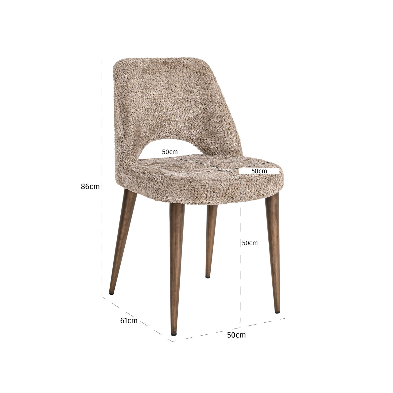 Eetkamerstoel Delphine - Lovely nature (set van 2)