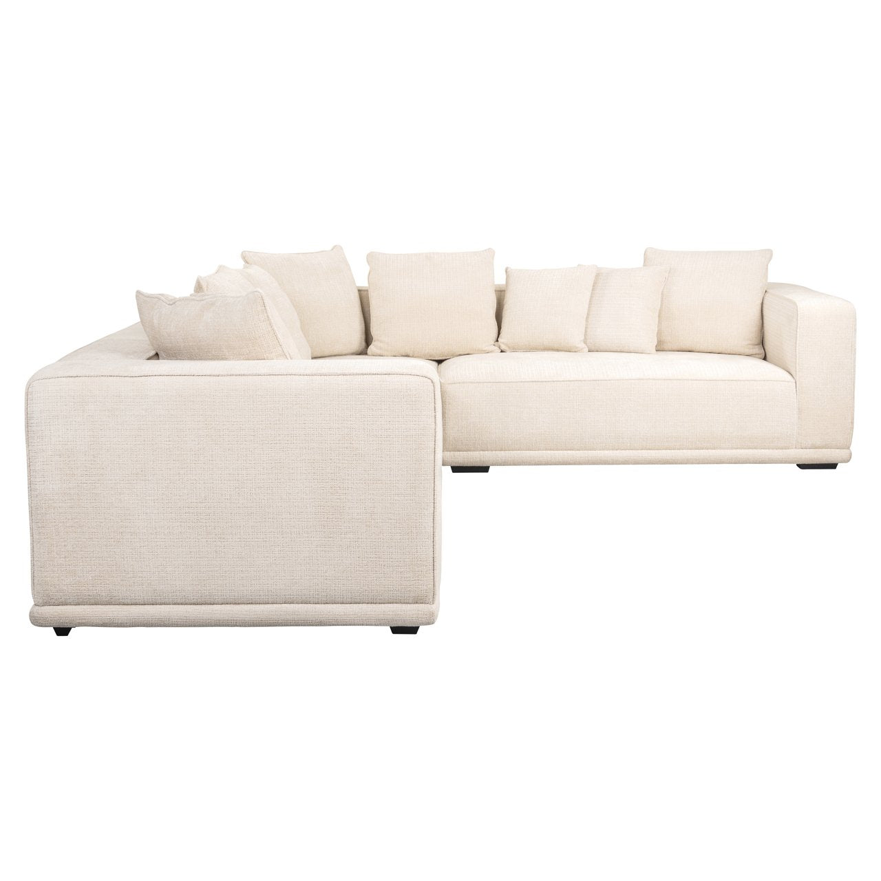 Hoekbank Lusso - Beige chenille