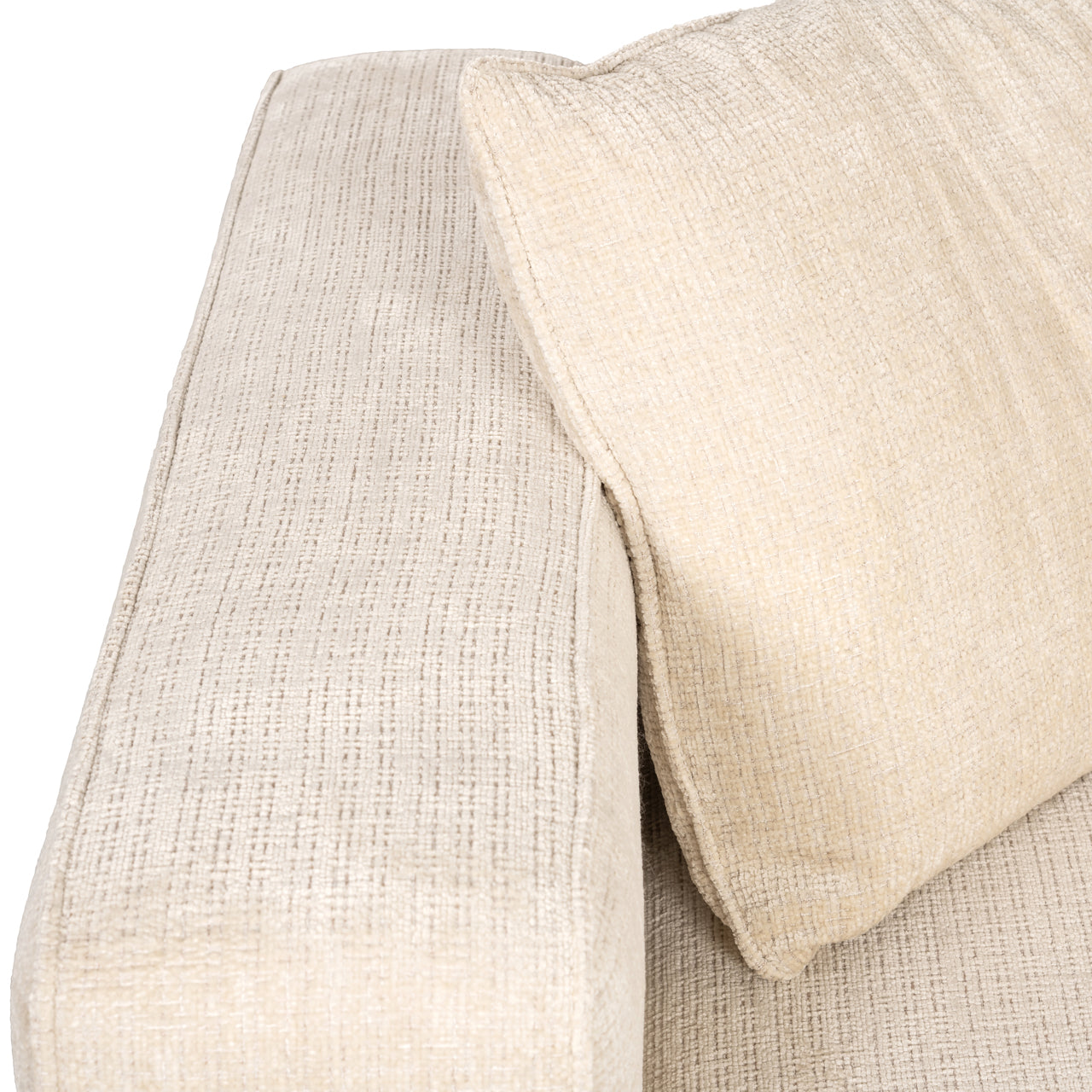 Hoekbank Lusso - Beige chenille