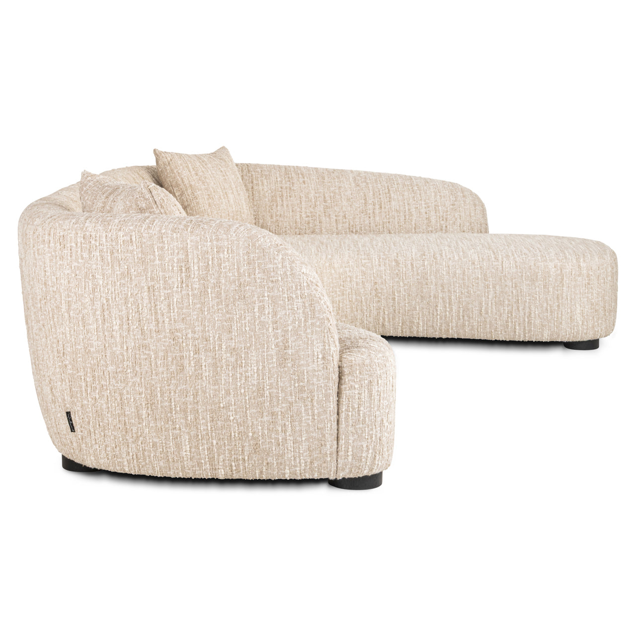 Sofa Pandora - Beige angora (lounge rechts)