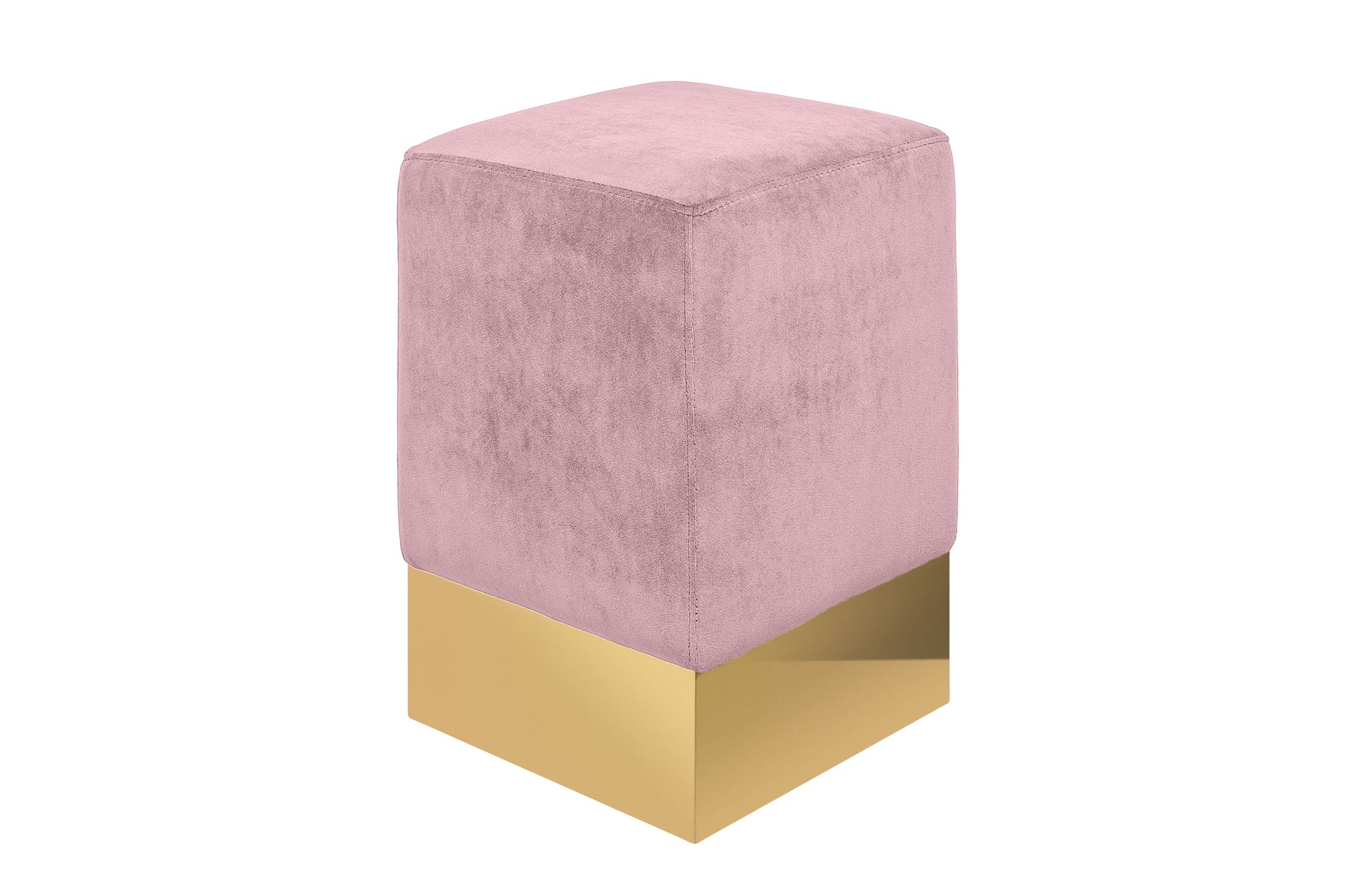 Poef Ella - Pink velvet