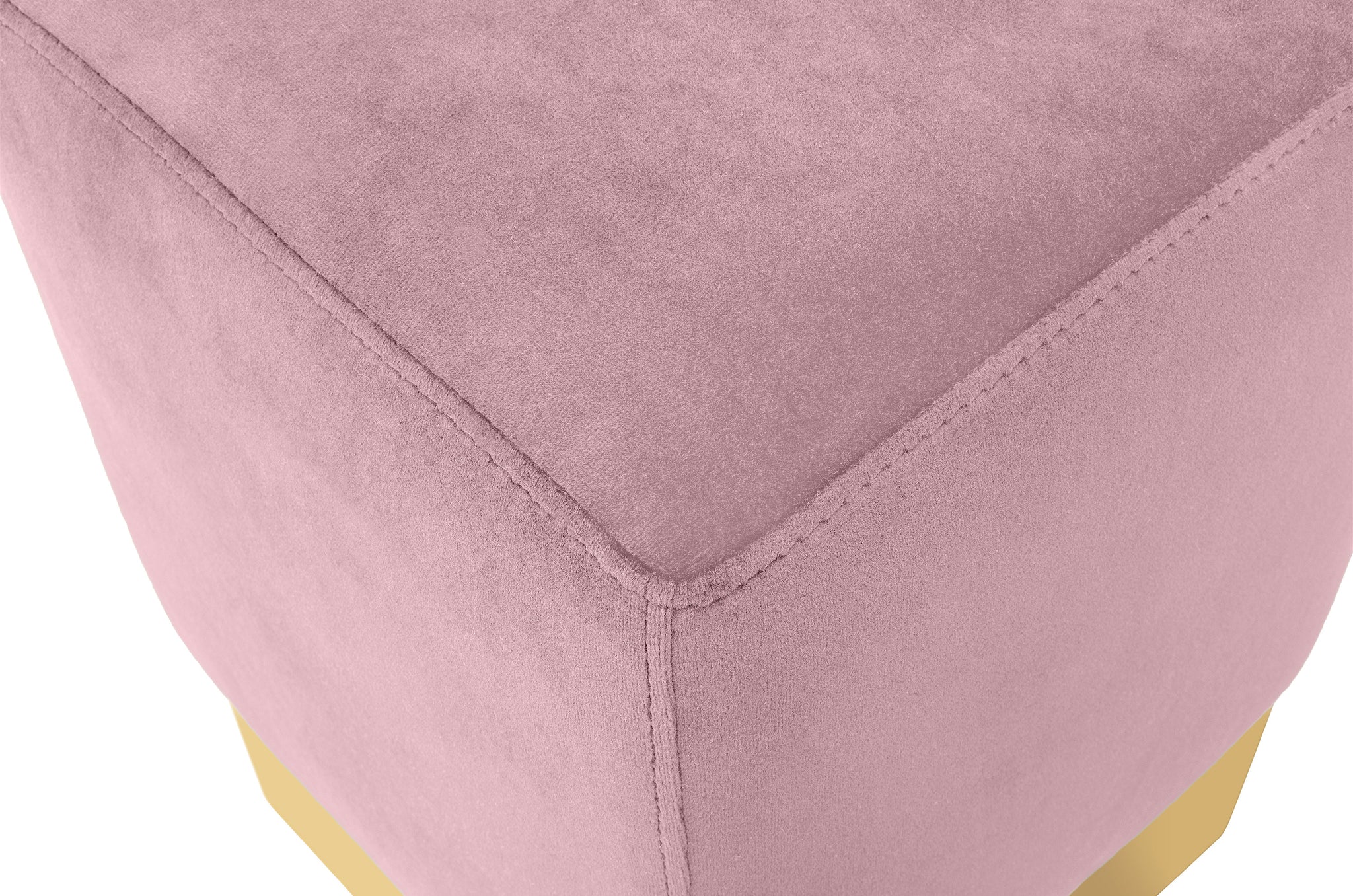 Poef Ella - Pink velvet