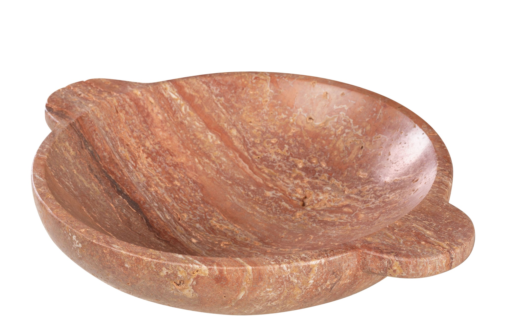 Schaal Monkey - Red Travertin