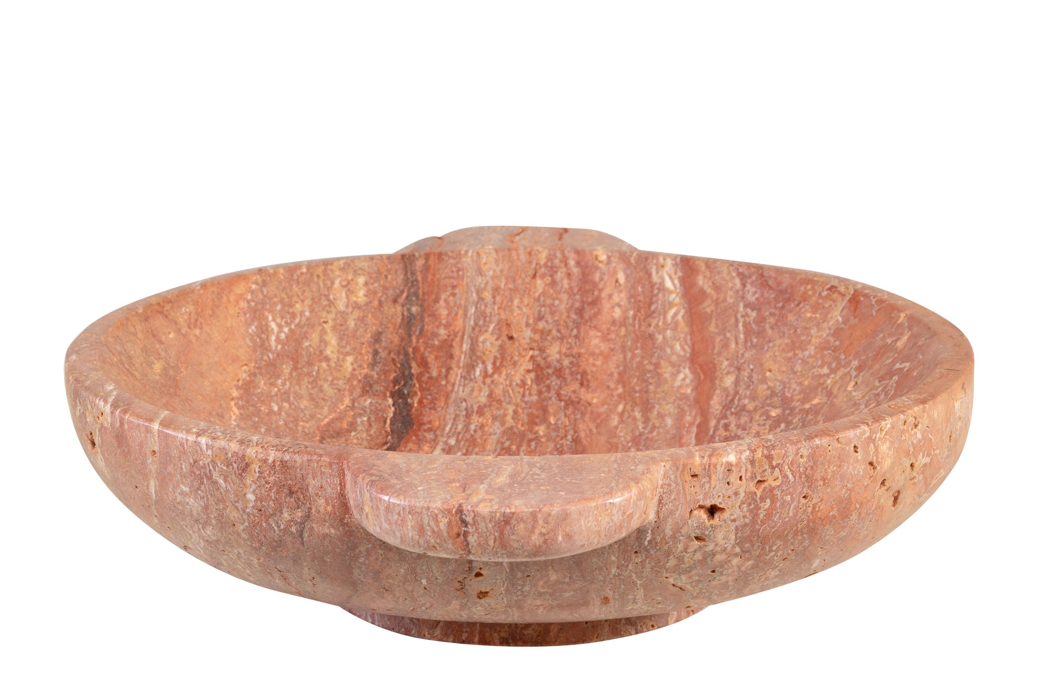 Schaal Monkey - Red Travertin