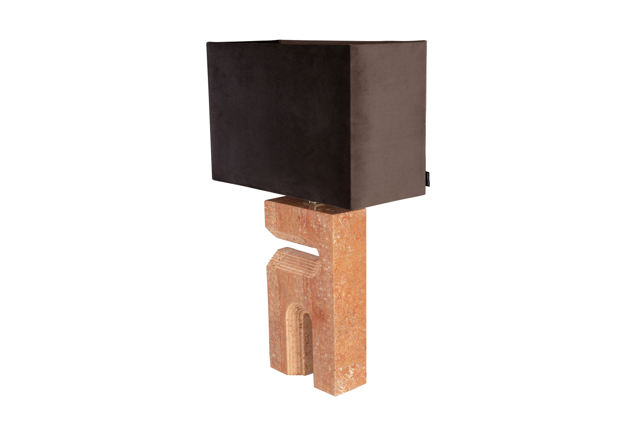 Tafellamp Reso Two - Red Travertine - Shade 23