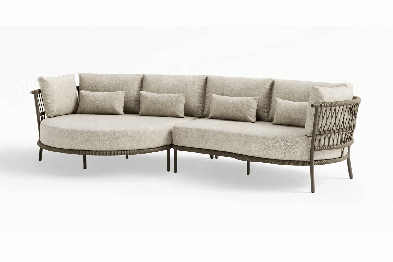 Sofaset Bardi L-part left - Chaise longue right