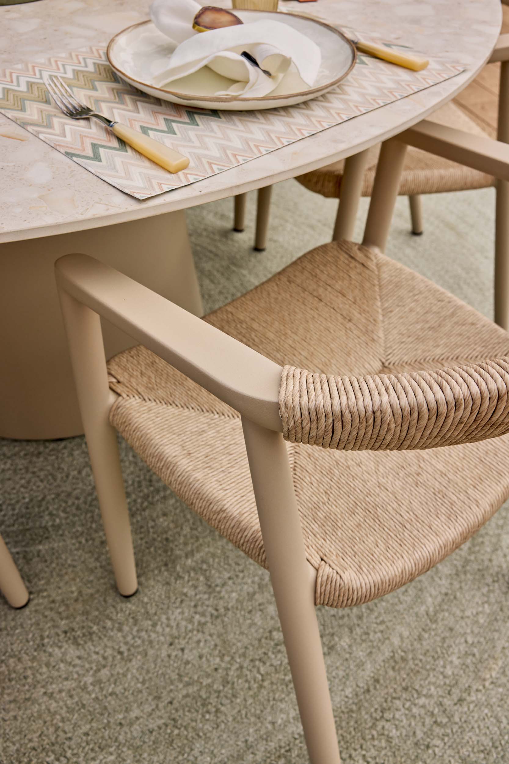 Tuinstoel Pemba - Champagne