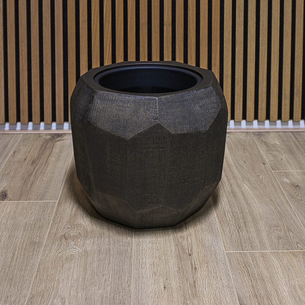 Plantenbak Morris - Coal - D37 H32 | Pot & Vaas
