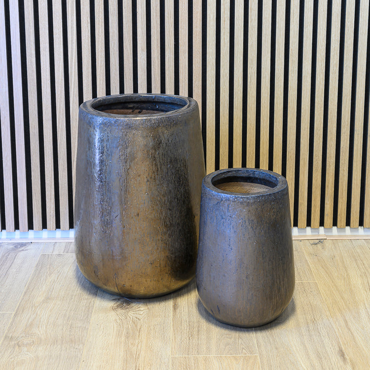 Plantenbak Bep - Koper - H50 D38 | Pot & Vaas