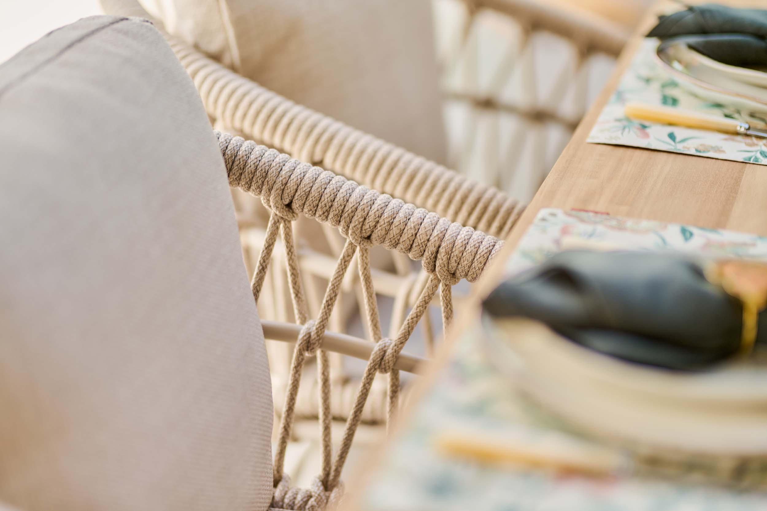 Barkruk Tosca - Camel sand - Natural mixed weave