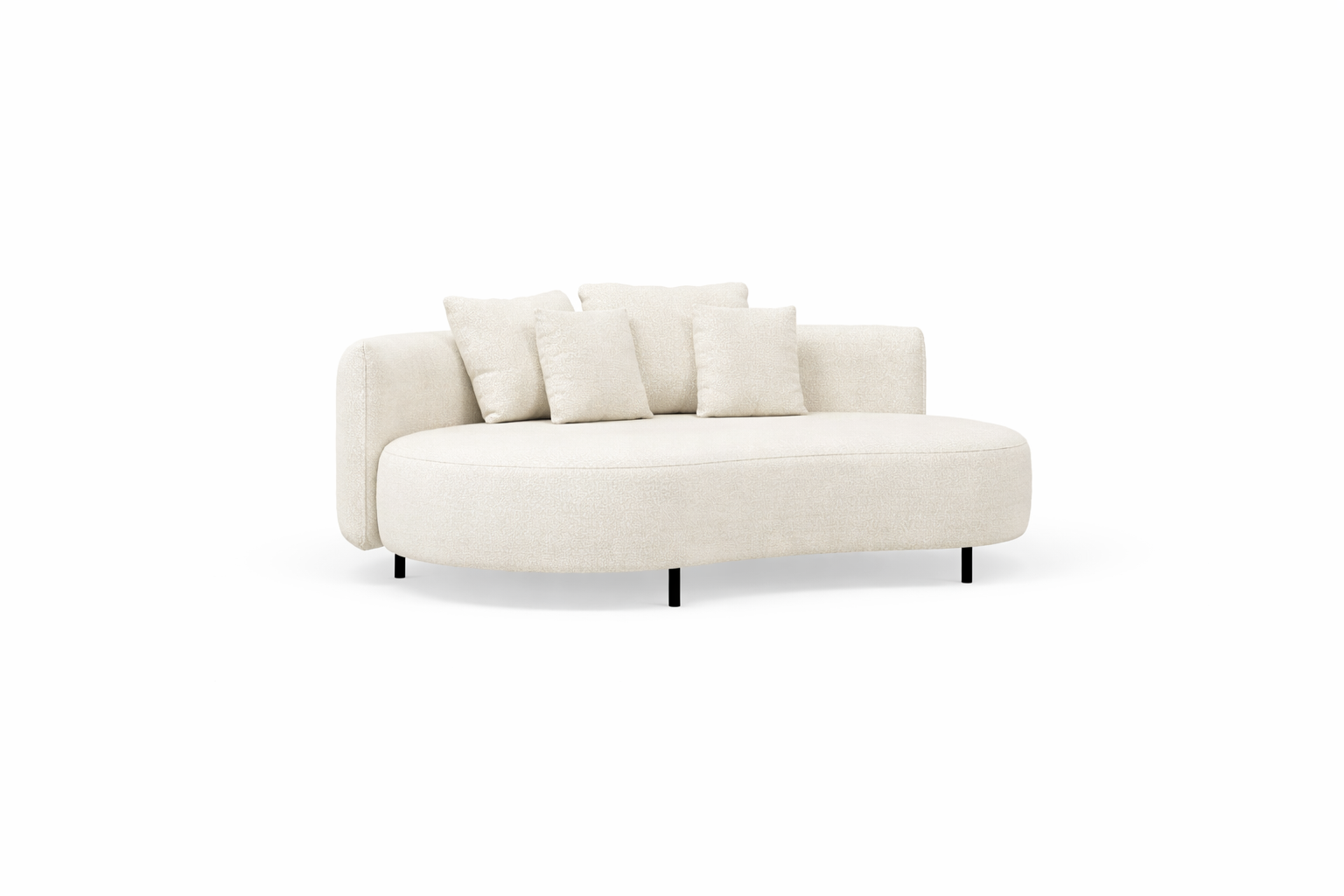 Tuinbank Pienza - Right - Beachy Bouclé