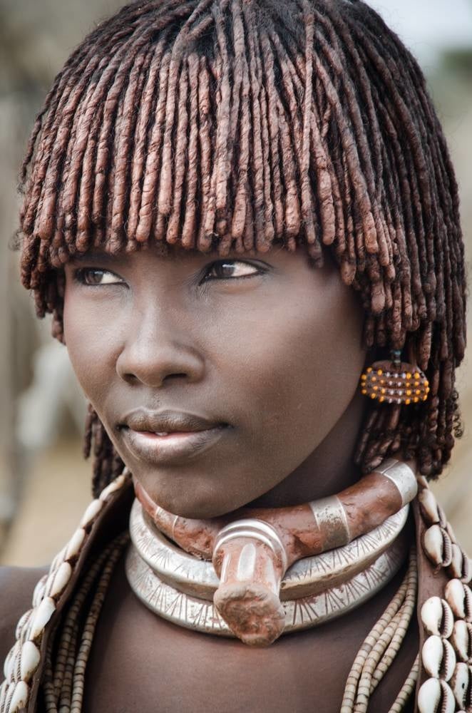 Woman from Hamer tribe