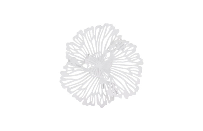 Flower wall art White
